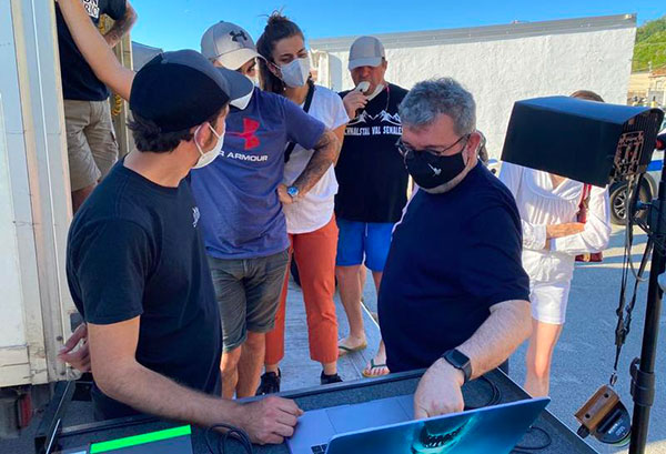 'Calabria terra mia', Spirlì sul set di Palmi: "Corto sarà arricchito"