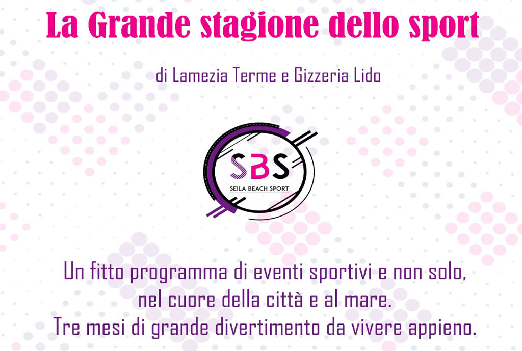 Arriva "La grande stagione dello sport" a Lamezia e Gizzeria