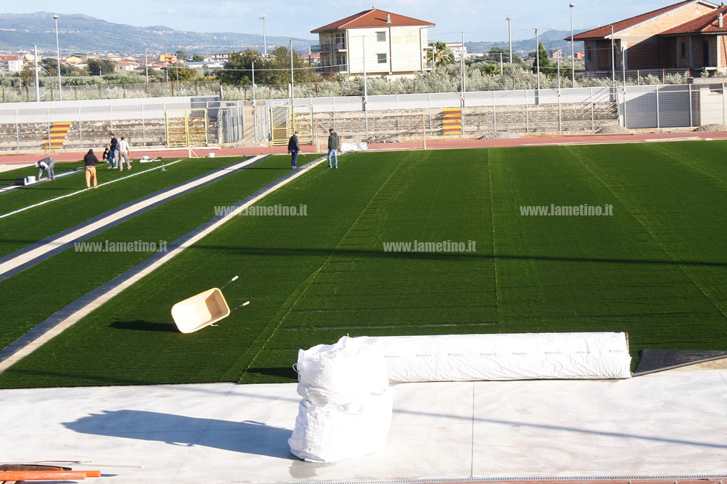 Lamezia: in fase di completamento i lavori allo stadio Gianni Renda