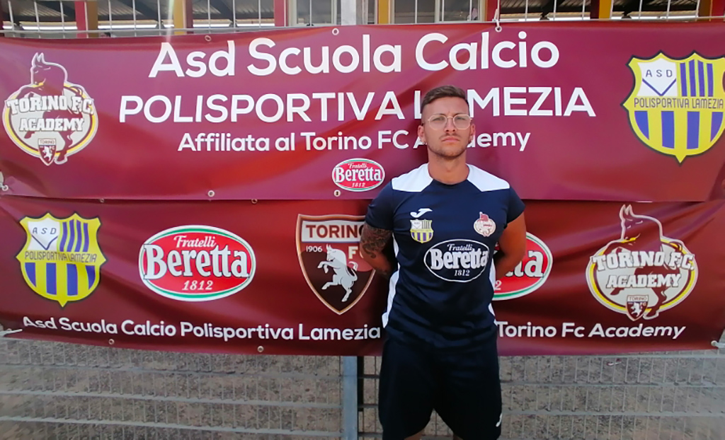 Demys Cortese entra nello staff tecnico della Asd Scuola Calcio Polisportiva Lamezia Affiliata al Torino Fc Academy