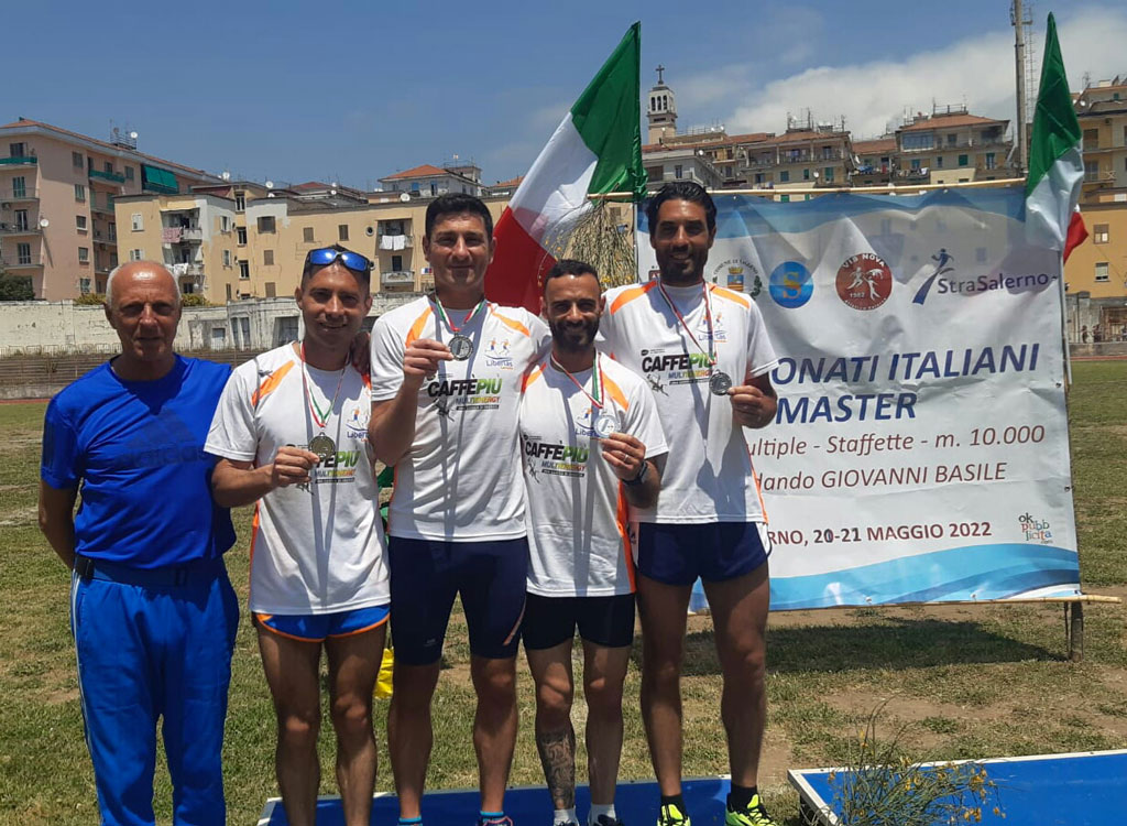 Argento della Libertas Lamezia ai campionati italiani di staffette di Salerno