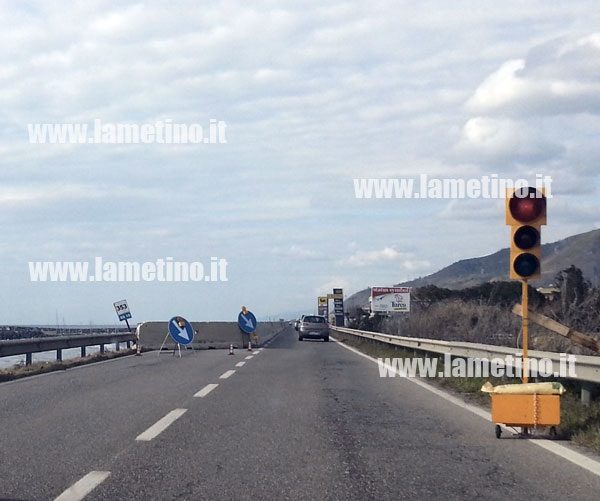 Calabria: Ancora disagi lungo la statale 18 per senso unico alternato a Campora
