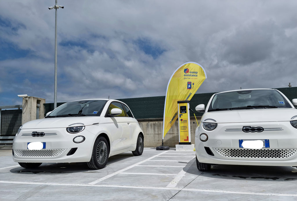 Collocata a Lamezia la quinta stazione ricarica elettrica Europe Assistence