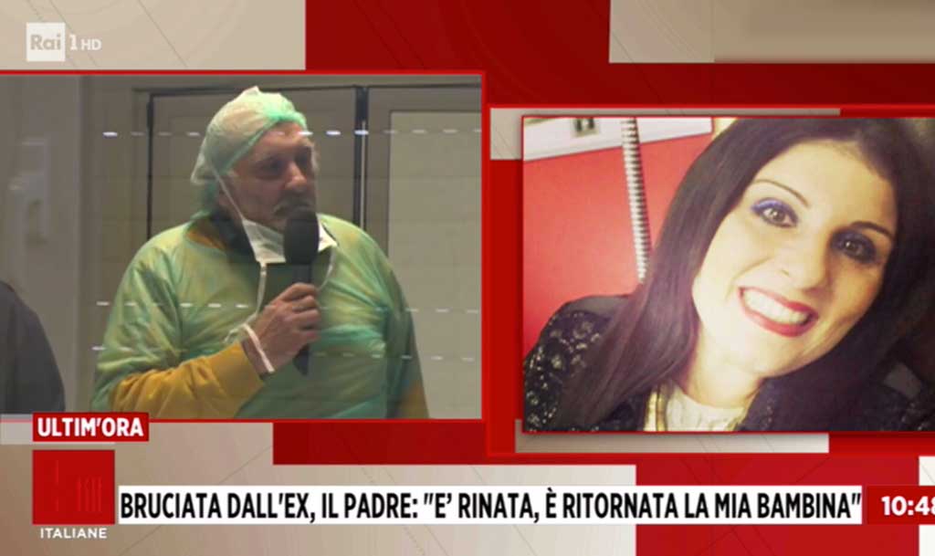 "Ho dato mia figlia a un mostro", parla il padre della donna data alle fiamme a Reggio