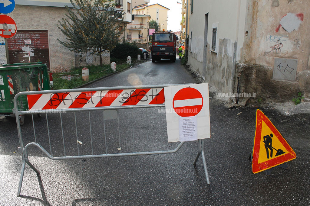 Lamezia: traffico deviato per lavori a rete fognaria in via Cavallerizza