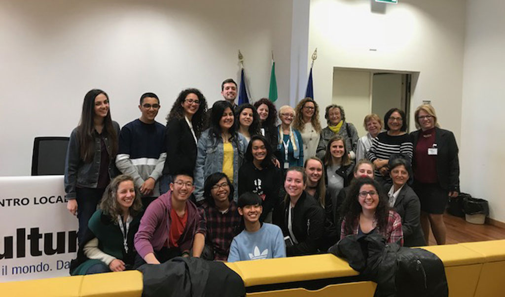 Intercultura, studenti da tutto il mondo in visita alla Cittadella 