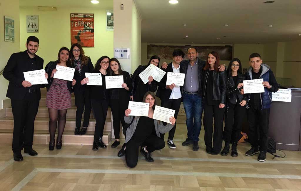 Lamezia, primi posti per studenti del 'Campanella' al concorso musicale città di Filadelfia