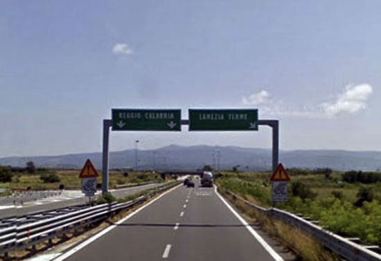 Lamezia: A3, chiusura notturna tra il 14 e il 15 marzo nel tratto Lamezia-Pizzo