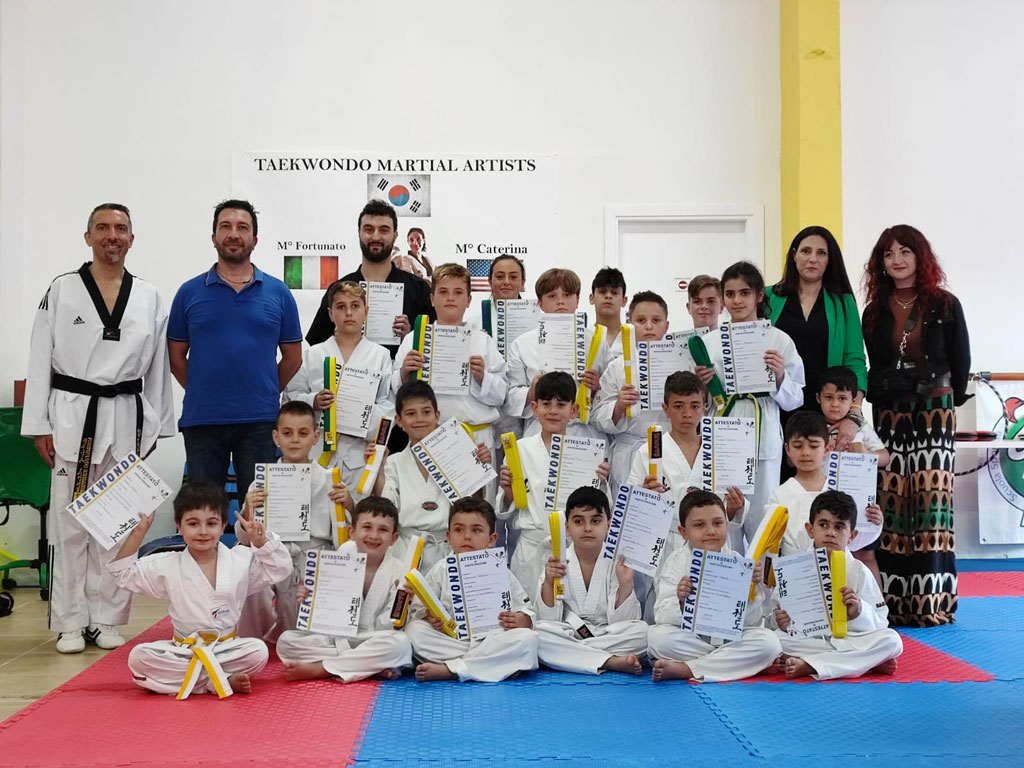 Lamezia, esami finali per l'Associazione dilettantistica Taekwondo