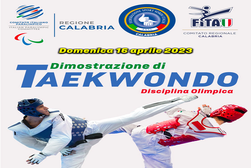 Lamezia, disciplina olimpica del Taekwondo: il 16 aprile dimostrazione pratica rivolta a persone sorde