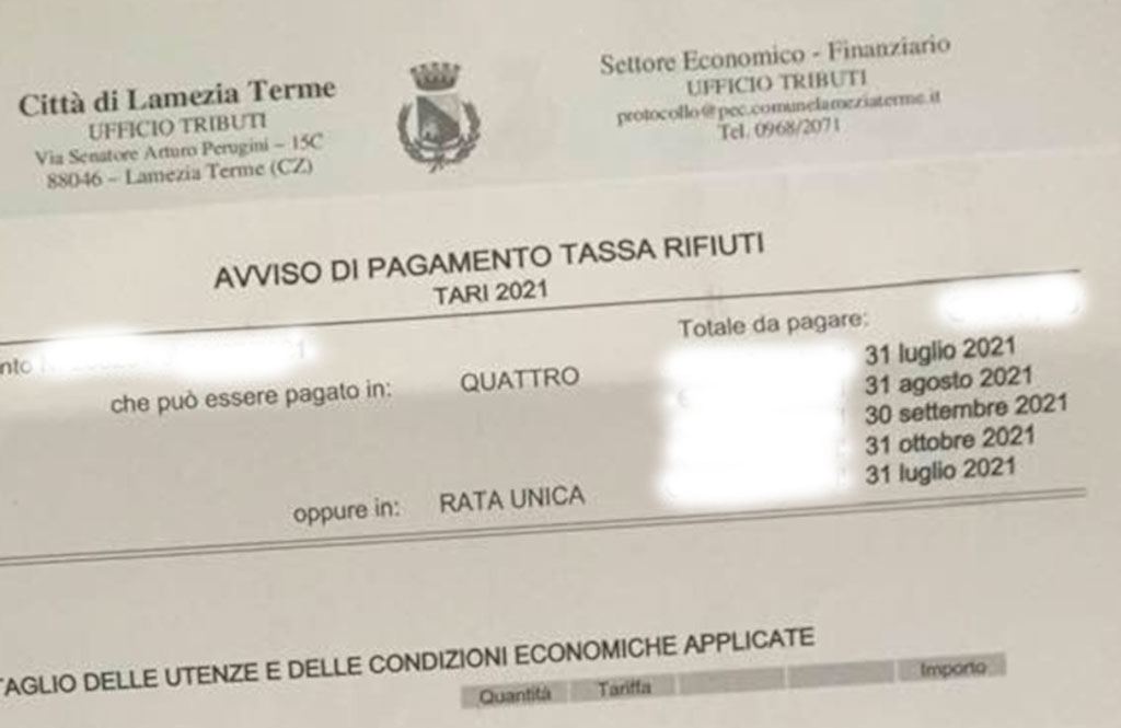 Lamezia, cittadini lamentano mancato recapito avviso pagamento Tari: "I ritardi del Comune non devono ricadere su di noi"