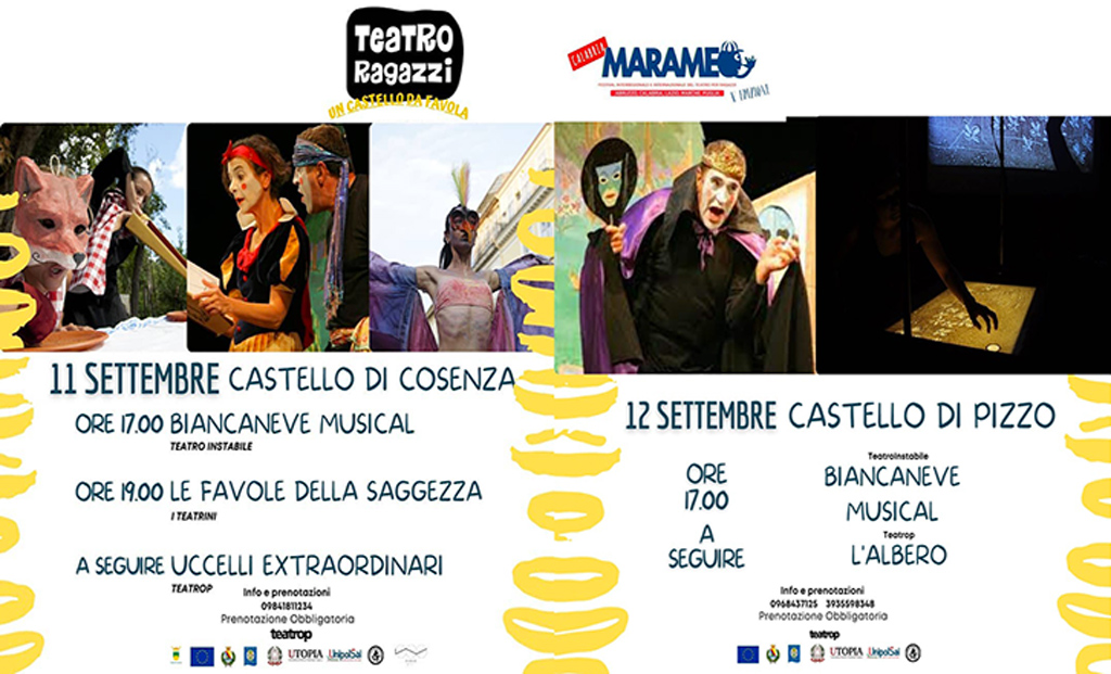 Teatrop: al via la quattro giorni conclusiva di "Un castello da favola"