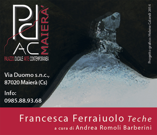 Calabria: In mostra “Teche” di Francesca Ferraiuolo al palazzo ducale di Maierà