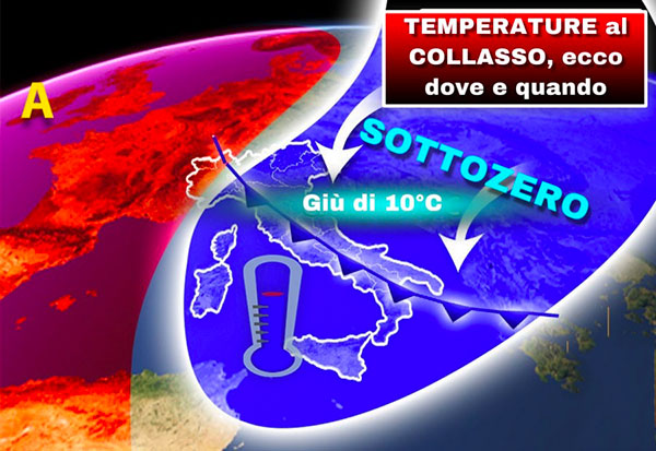 Colpo di coda dell'inverno in Calabria: pioggia e gelo in arrivo dalla prossima settimana