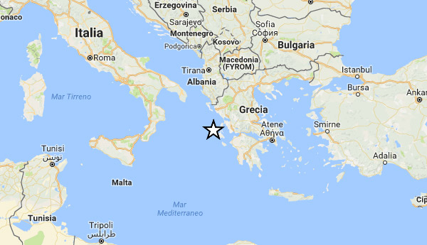 Scossa magnitudo 4.3 in Grecia, avvertita anche in Calabria