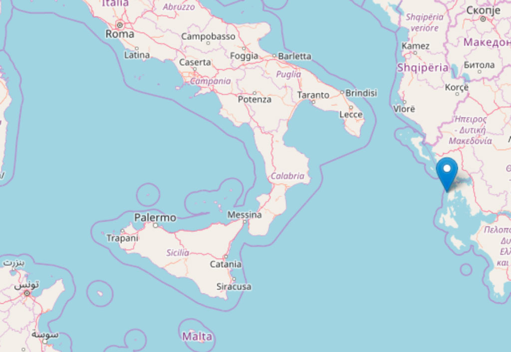 Scossa di magnitudo 4.8 in Grecia, avvertita anche in Calabria 