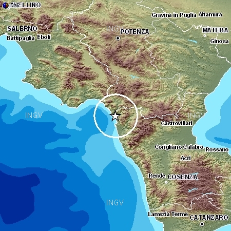 Terremoti, ancora scosse tra Calabria e Basilicata