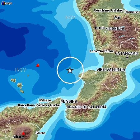 Calabria, serie di lievi scosse sismiche da nord a sud