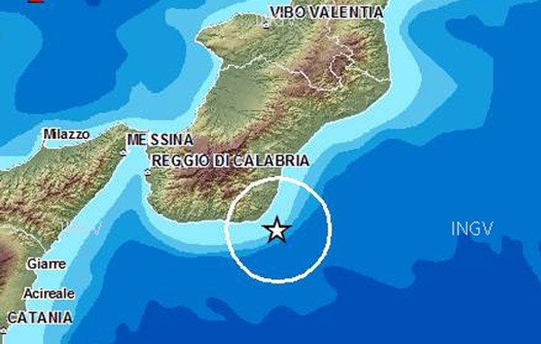 Calabria: Due scosse magnitudo 3.1 e 2.7 sia sul Tirreno che sullo Ionio