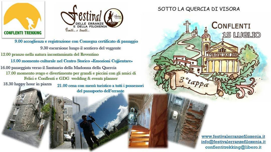 Il Festival delle Erranze e della Filoxenia fa tappa a Conflenti il 15 luglio