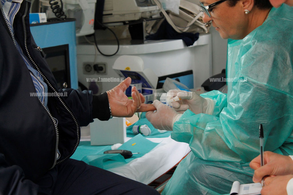Lamezia: giornata prevenzione diabete, 700 lametini hanno fatto il test 