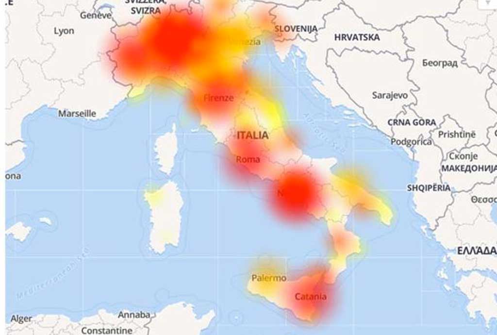 "Tim down" anche in Calabria, l'azienda: "Servizio internet ripristinato"