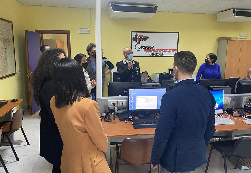 Stage di formazione al Comando Provinciale Carabinieri Catanzaro per tre neo magistrati tirocinanti