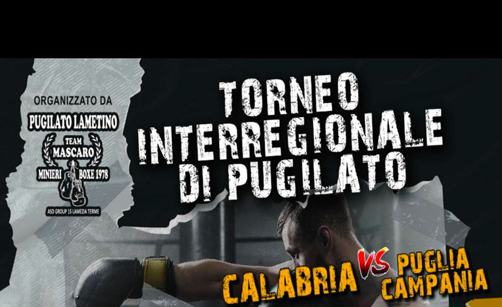 Lamezia, al via il torneo interregionale di boxe su corso Nicotera