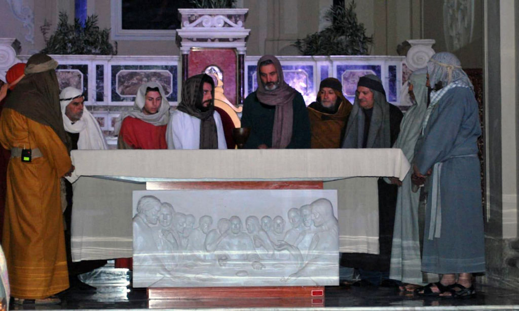Lamezia, rappresentazione sacra del “Tradimento di Giuda” nella Chiesa Matrice