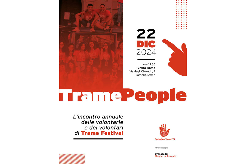 "Trame people 2024": ritorna la festa che celebra la comunità dei volontari del festival