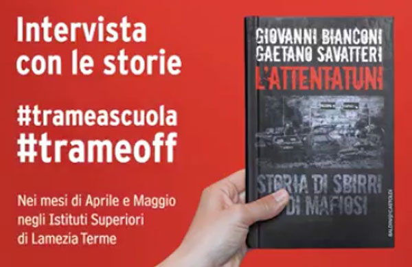 Lamezia, "Trameoff": gli autori dei libri sulle mafie intervistati dagli studenti