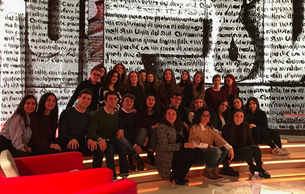 Lamezia, studenti del liceo classico “Fiorentino” ospiti negli studi Rai per la trasmissione di Augias “Quante Storie”