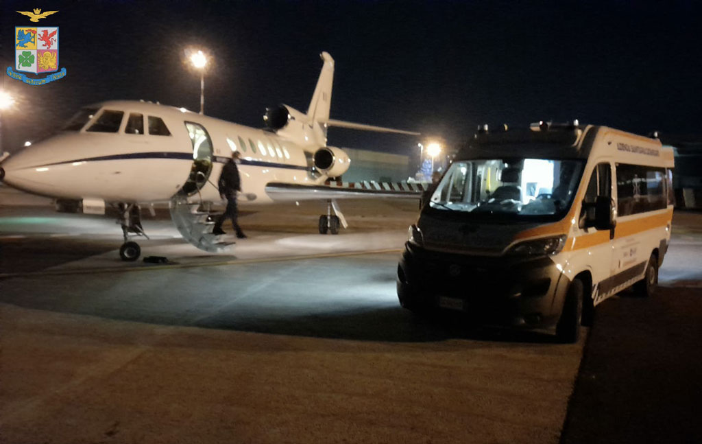 Trasporto sanitario urgente da Lamezia a Roma per bimbo di 2 anni in imminente pericolo di vita