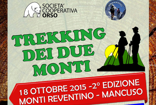 Il 18 ottobre seconda edizione del trekking dei due Monti a Conflenti
