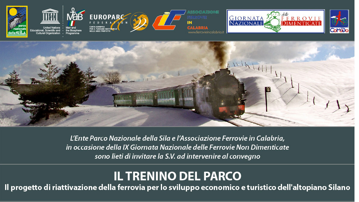 A Camigliatello Silano il 31 marzo per discutere di valorizzazione tratta ferroviaria turistica
