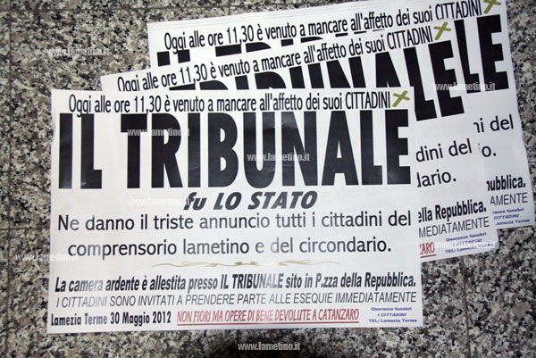 Lamezia: D'Ippolito, Galati e Lo Moro: Su Tribunale vigileremo perchè nessun torto sia fatto alla città