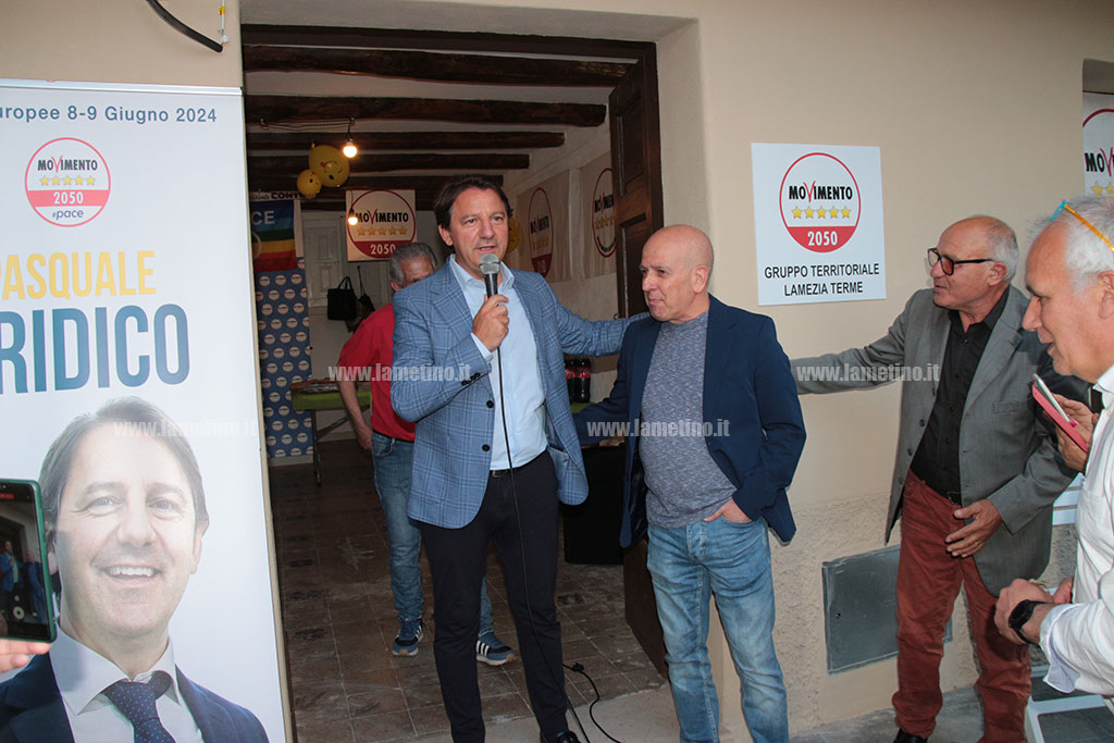 Lamezia, Tridico inaugura sede M5S: "Se ci sono condizioni, campo largo alle comunali" - Video