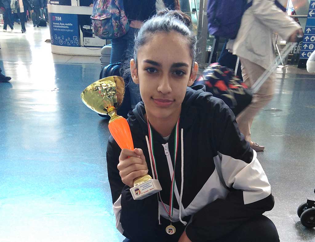 La lametina Denise Scopelliti vicecampionessa nazionale di danza moderna a Roma