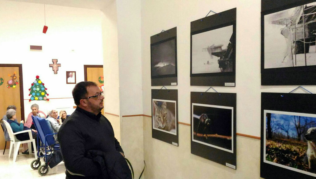 Alex Truglia (Italia Unica) visita casa di riposo “Bosco Sant’Antonio”