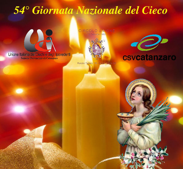 Calabria: La sezione catanzarese dell'Unione Italiana Ciechi in concerto per festa Santa Lucia