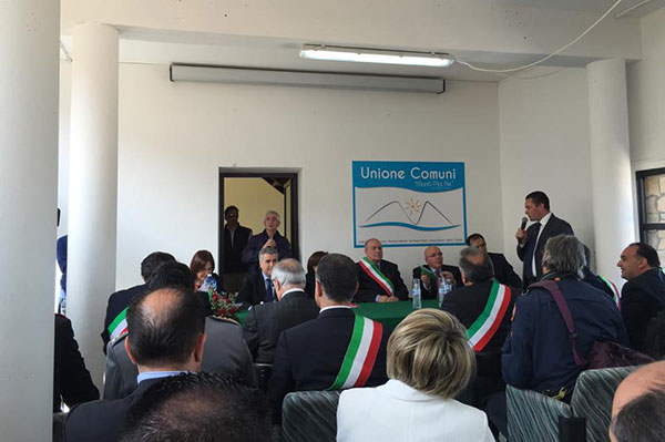 Inaugurata sede Unione Comuni “Monti Ma.Re.” a San Mango D'Aquino