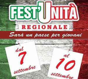 Lamezia, presentata festa regionale dell'Unità dal 7 al 10 settembre a Belvedere Marittimo