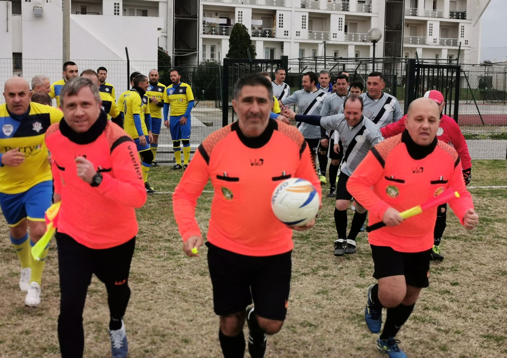 Ultima giornata girone di andata campionato amatoriale Uisp Over 35: Fiorentina 10 bis in testa