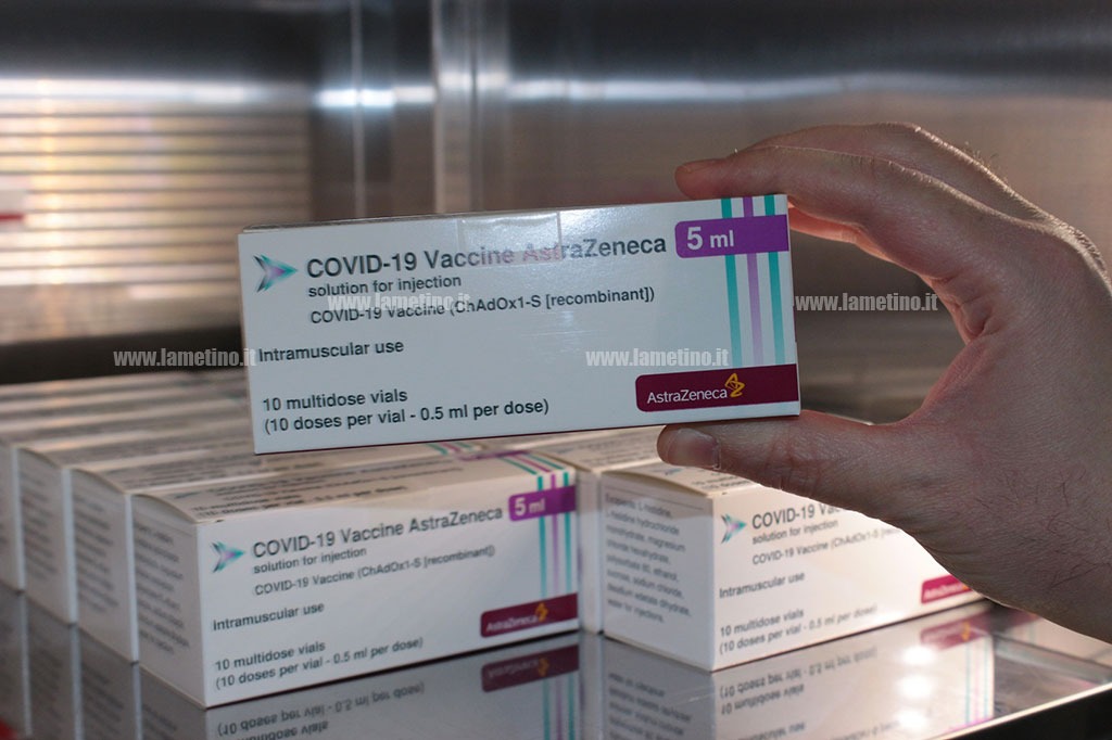 Lamezia, arrivate anche in città le prime 1500 dosi del vaccino AstraZeneca