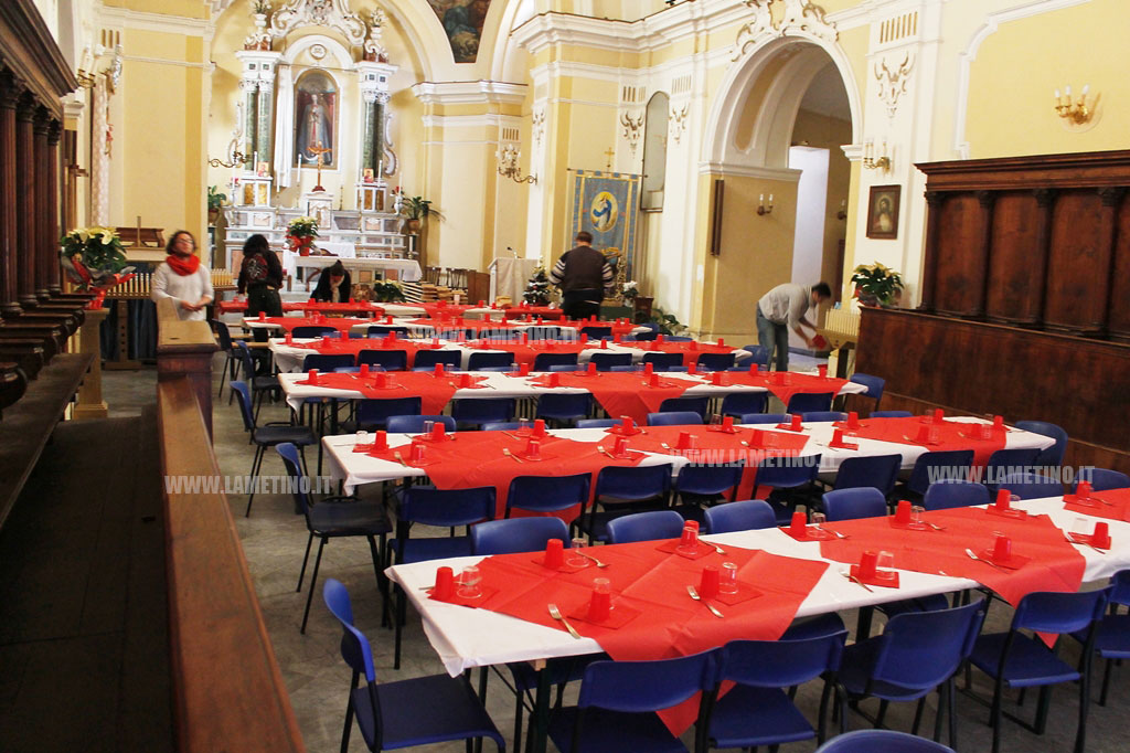 Lamezia: pranzo di Natale alla Caritas