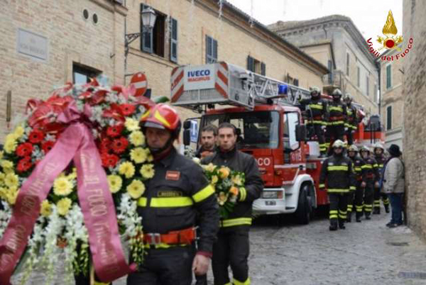 Vigili del Fuoco, cerimonia in memoria di Fortunato Candido