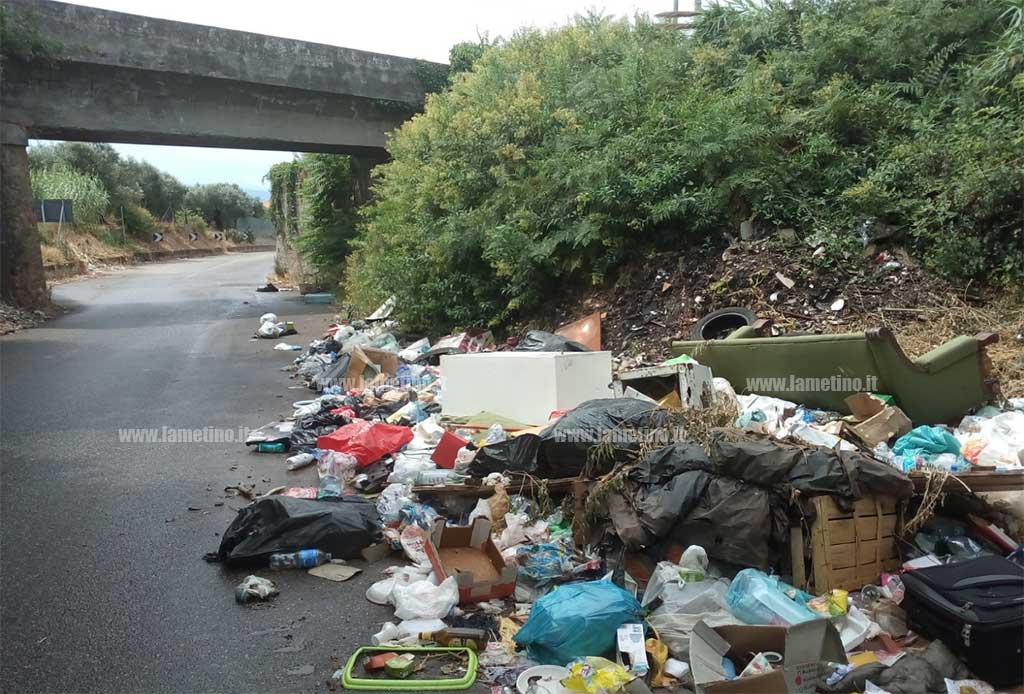 Lamezia, discarica a cielo aperto in via delle Rose: la denuncia di un cittadino