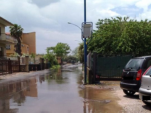 Lamezia: Stella (Sovranità), strade allagate nelle vie Foderaro e Henry Dunant