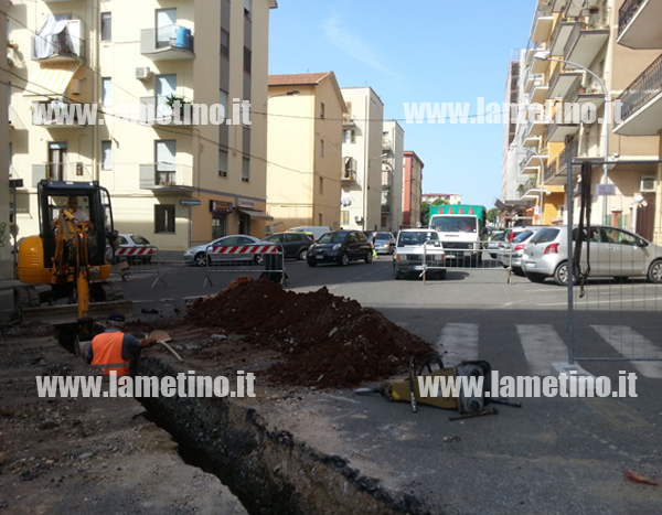 Lamezia: Lavori in corso, traffico deviato su via Tagliamento