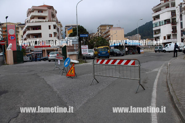 Lamezia: Chiusa per lavori via Fusco, disagi alla circolazione